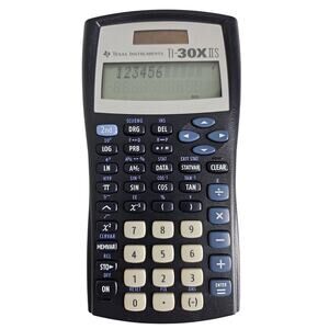 TEXAS INSTRUMENT BLUE / BLACK TI-30X IIS SCIENTIFIC MATH CALCULATOR